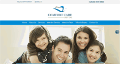 Desktop Screenshot of comfortcaredental.com.au