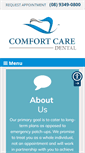 Mobile Screenshot of comfortcaredental.com.au
